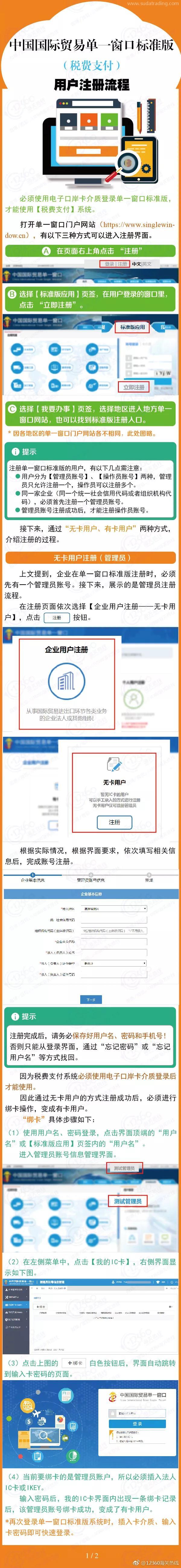 單一窗口標準版稅費支付系統---用戶注冊流程