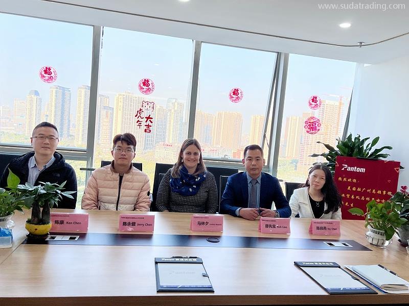 美國駐廣州總領事館農業貿易處處長蒞臨廣東速達廣州分公司調研交流！